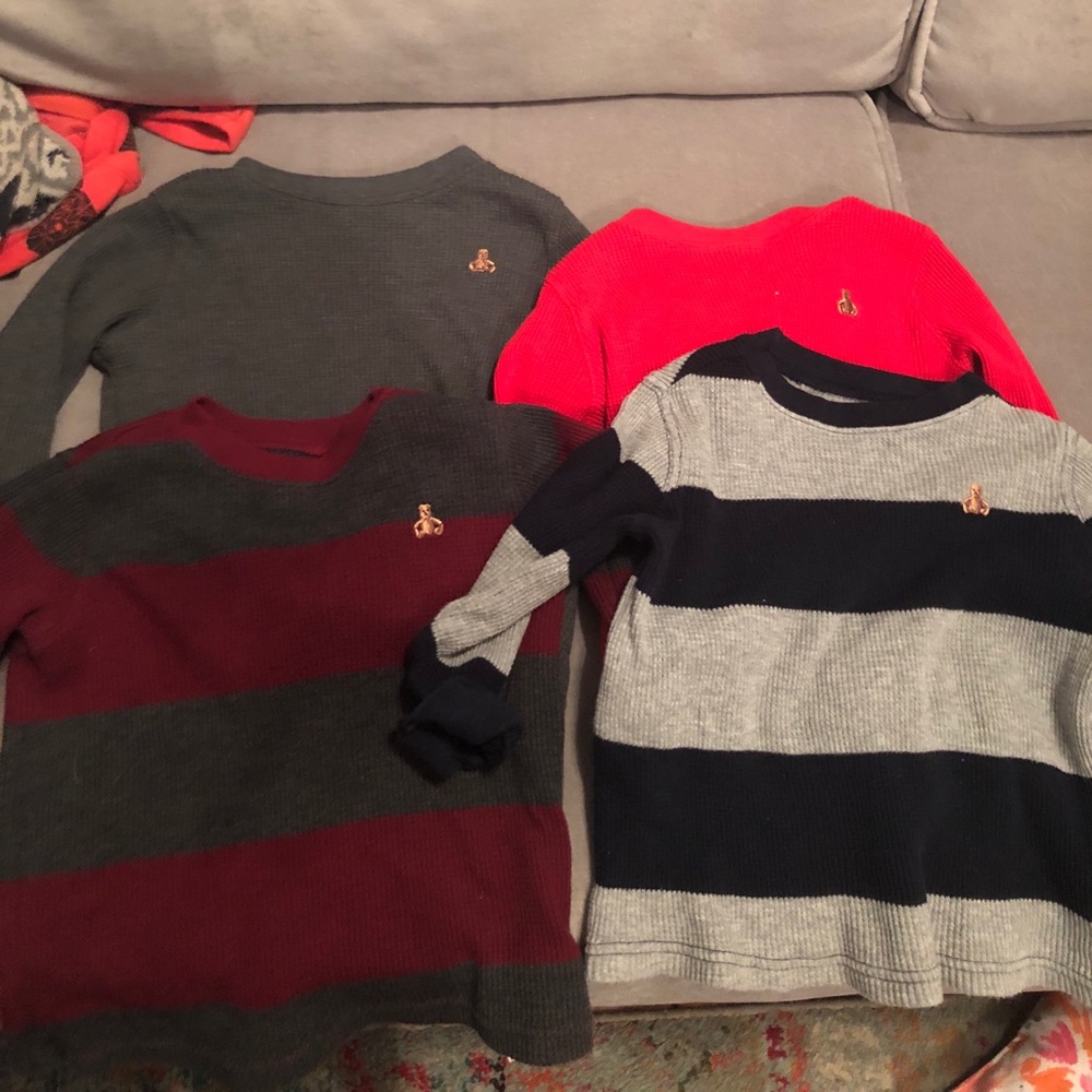 SOLD Waffle knit shirts